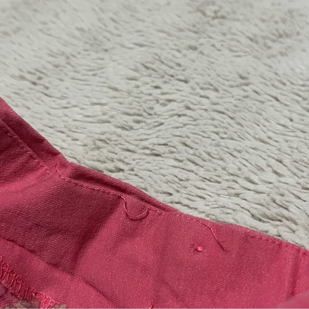 Pink Double-Button Ruched Mini Skirt - Picture 5 of 5
